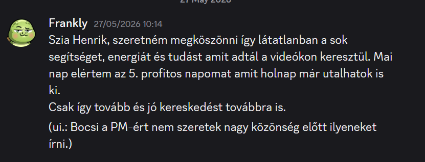 Írásos visszajelzés